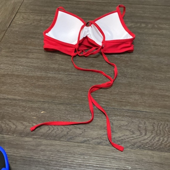 RELLECIGA Women's Push Up Bikini Twist Front Underwire top X2 | Small red/blue - Picture 10 of 11